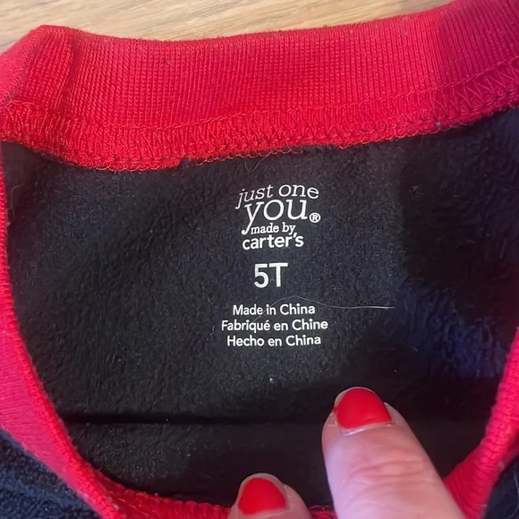 2 sets Christmas Holiday Pajama Sets, kids size: 5 - Picture 6 of 7